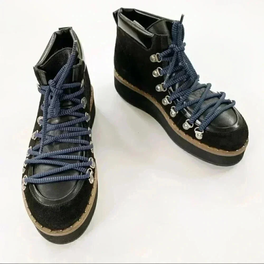 Free People Durango Suede Combat Hiking Boot